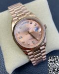 EW Factory Replica Rolex Day Date M128235-0037 Rose Gold Dial Ladies Rose Gold Watch