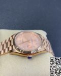 EW Factory Replica Rolex Day Date M128235-0037 Rose Gold Dial Ladies Rose Gold Watch