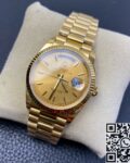 EW Factory Replica Rolex Day Date M128235-0037 Champagne Gold Watch