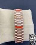 EW Factory Custom Rolex Day Date Rose Gold Diamond Watch