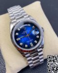 EW Factory Fake Rolex Day Date M128239-0023 Gradient Blue Dial