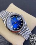 EW Factory Fake Rolex Day Date M128239-0023 Gradient Blue Dial