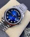 EW Factory Fake Rolex Day Date M128239-0023 Gradient Blue Dial