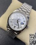 Replica Rolex Watches - Day Date  White Mother-of-Pearl Dial