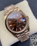 Replica Iced Out Rolex - Day Date Rose Gold Diamond BP Factory