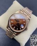 Replica Iced Out Rolex - Day Date Rose Gold Diamond BP Factory