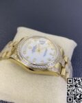 Iced Out Rolex Replica Day Date M128348RBR Gold Diamond