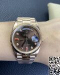 EW Factory Replica Rolex Day Date 118235 Rose Gold Watches