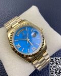 EW Factory Replica Rolex - Day Date Turquoise Dial Gold Watches