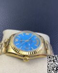 EW Factory Replica Rolex - Day Date Turquoise Dial Gold Watches