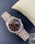 EW Factory Replica Rolex Day Date M218345RBR-0041 Rose Gold Watches