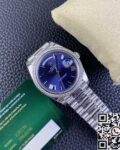 EW Factory Replica Rolex Day Date 228349RBR-0005 Blue Dial Diamond Watch