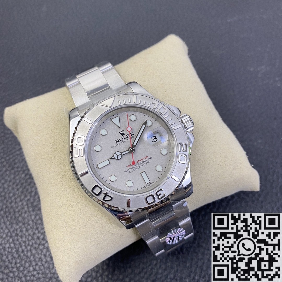 AR Factory Fake Rolex Yacht Master 16622 Silver Gray Dial Size 40mm Series