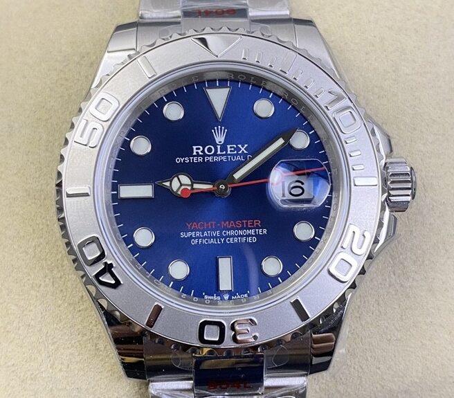 EW Factory Replica Rolex Yacht Master M126622-0002 Blue Dial Watches