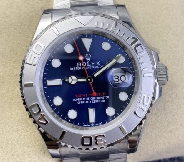 GS Factory Fake Rolex Yacht Master M126622-0002 Blue Dial Size 40mm Series Watches