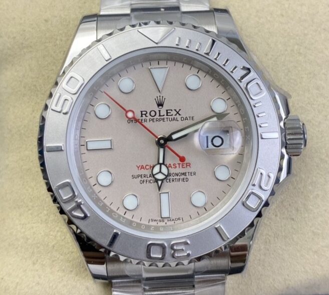 GS Factory Replica Rolex Yacht Master 16622 Silver Gray Dial Size 40mm Series Watches