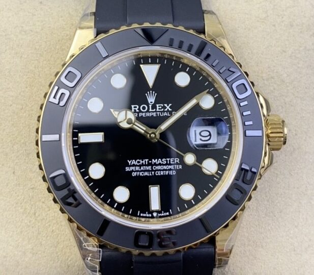 EW Factory Replica Rolex Yacht Master M226658-0001 Gold Watch