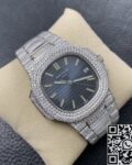 R8 Factory Fake Patek Philippe Nautilus 5711 Blue Diamond Dial