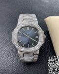 R8 Factory Fake Patek Philippe Nautilus 5711 Blue Diamond Dial