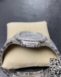 R8 Factory Fake Patek Philippe Nautilus 5711 Full Diamond Watch