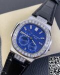 GR Factory Fake Patek Philippe Nautilus 5724 Diamond Bezel