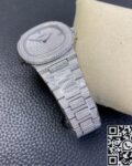 PPF Factory Fake Patek Philippe Nautilus 5719/1G-001 Full Diamond Watch