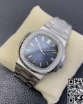 PPF Factory Fake Patek Philippe Nautilus 5711 Diamond Bezel Watches