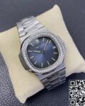 PPF Factory Fake Patek Philippe Nautilus 5711 Diamond Bezel Watches