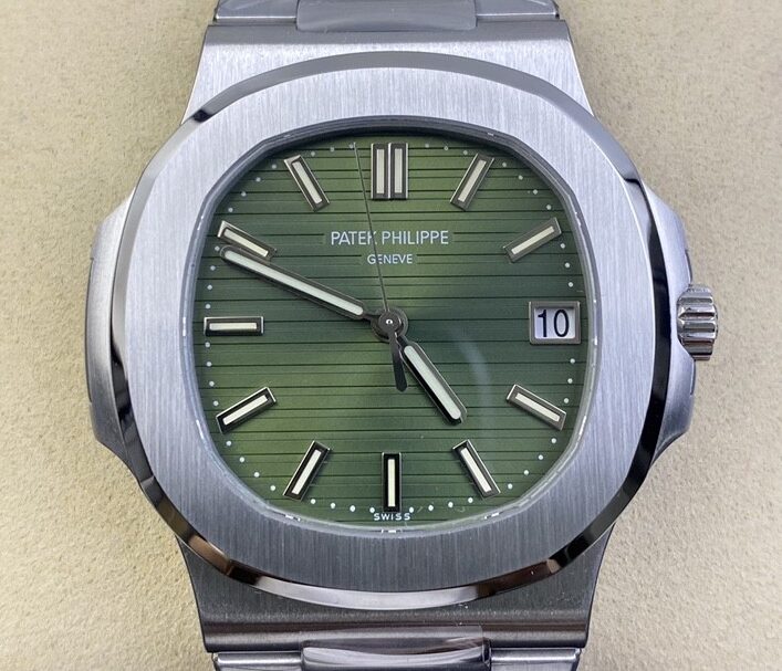 PPF Factory Replica Patek Philippe Nautilus 5711/1A-014 Green Dial