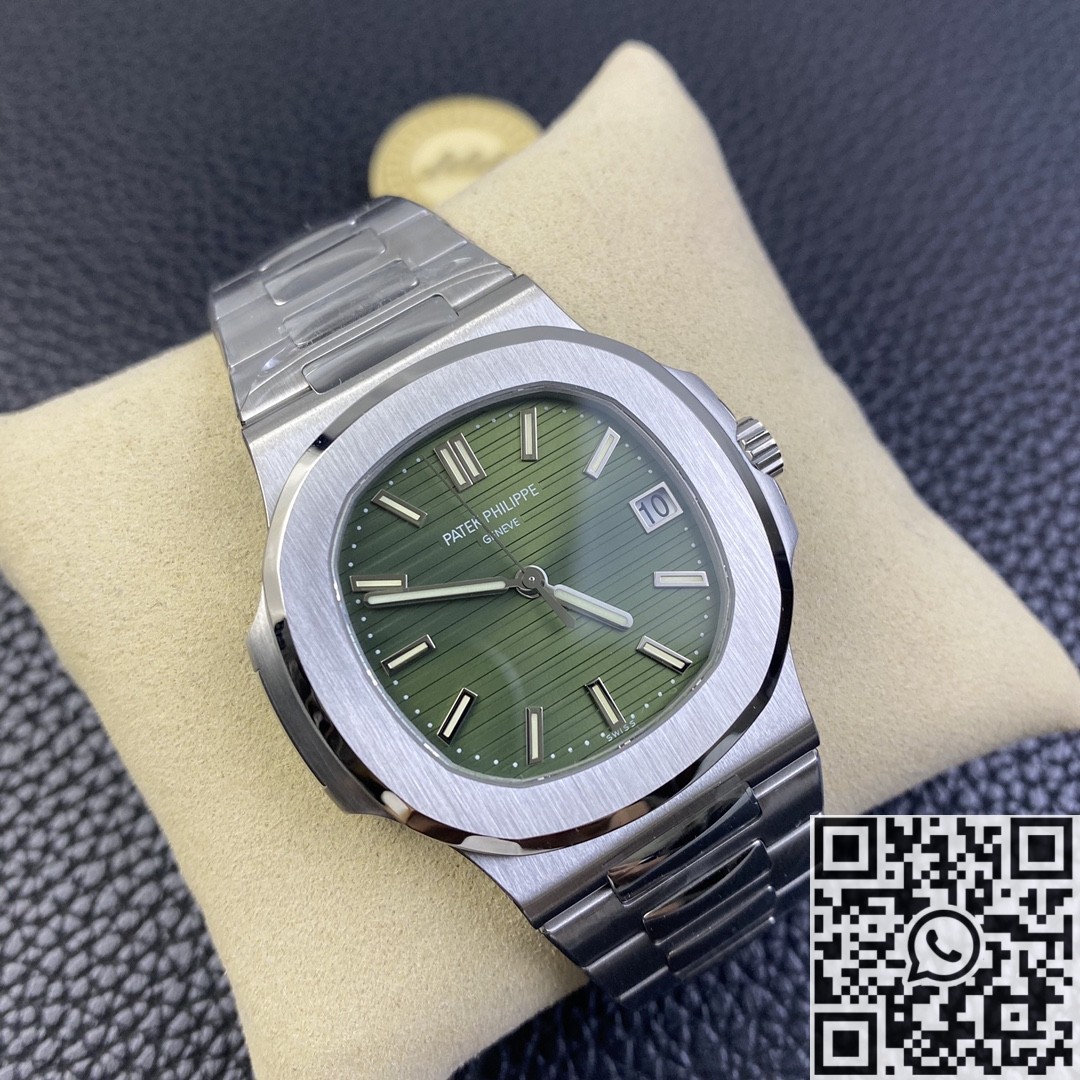 PPF Factory Replica Patek Philippe Nautilus 5711/1A-014 Green Dial