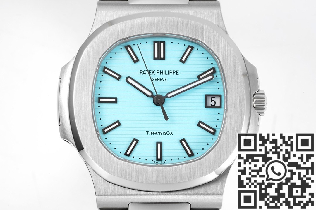 PPF Factory Replica Patek Philippe Nautilus 5711/1A-018 Tiffany Blue Dial Watch