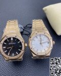 ZF Factory Replica Audemars Piguet Royal Oak 15500OR.OO.1220OR.01 Rose Gold Black Dial Watch