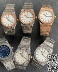 JF Factory Replica Audemars Piguet Royal Oak 67651ST.ZZ.1261ST.01 Silver Diamond Watch