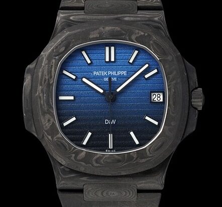 DIW Custom Patek Philippe Nautilus Gradient Blue Watch