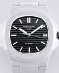 AET Custom Patek Philippe Nautilus Black Dial White Ceramic