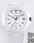 AET Custom Patek Philippe Nautilus White Ceramic