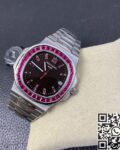 PPF Custom Patek Philippe Nautilus 5711 Red Diamond Gemstone Watch