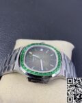 PPF Custom Patek Philippe Nautilus 5711 Emerald Diamond Green Dial Watch