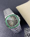 PPF Custom Patek Philippe Nautilus 5711 Emerald Diamond Green Dial Watch