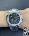 GR Factory Fake Patek Philippe Nautilus 5712 Dark Gray Dial Watches