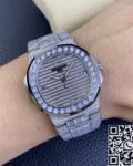 TW Factory Replica Patek Philippe Nautilus 5719/10G-010 Full Diamond Watch