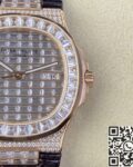 GS Factory Replica Patek Philippe Nautilus 5711R Diamond Watch