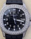 PPF Factory Fake Patek Philippe Aquanaut 5069G-001 Women’s Diamond Watch