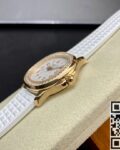 PPF Factory Replica Patek Philippe Aquanaut 5068R-010 Women’s Rose Gold Diamond Watch