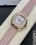 PPF Factory Fake Patek Philippe Aquanaut 5072R-001 Women’s Rose Gold Diamond Watch