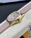 PPF Factory Fake Patek Philippe Aquanaut 5072R-001 Women’s Rose Gold Diamond Watch