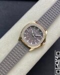 PPF Factory Replica Patek Philippe Aquanaut 5068R Women’s Rose Gold Diamond Watch