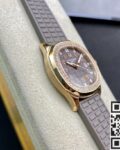 PPF Factory Replica Patek Philippe Aquanaut 5068R Women’s Rose Gold Diamond Watch