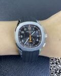 OM Factory Replica Patek Philippe Aquanaut 5968A-001 Brown Dial