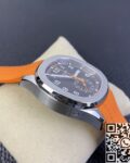 OM Factory Replica Patek Philippe Aquanaut 5968A-001 Orange Rubber Strap